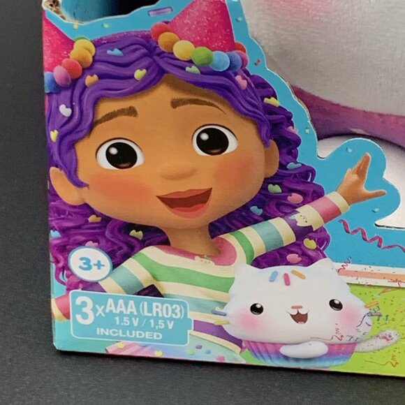 Gabbys Dollhouse Sprinkle Party Cakey Cat Plush Toy Interactive Netflix - Picture 5 of 8